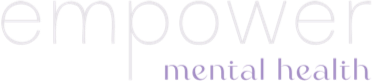 Empower Mental Health Logo (White)